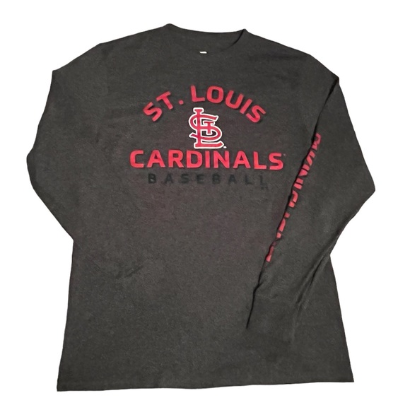 🩵St. Louis Cardinals Men’s Long Sleeve Tee - Size Small - Picture 1 of 7